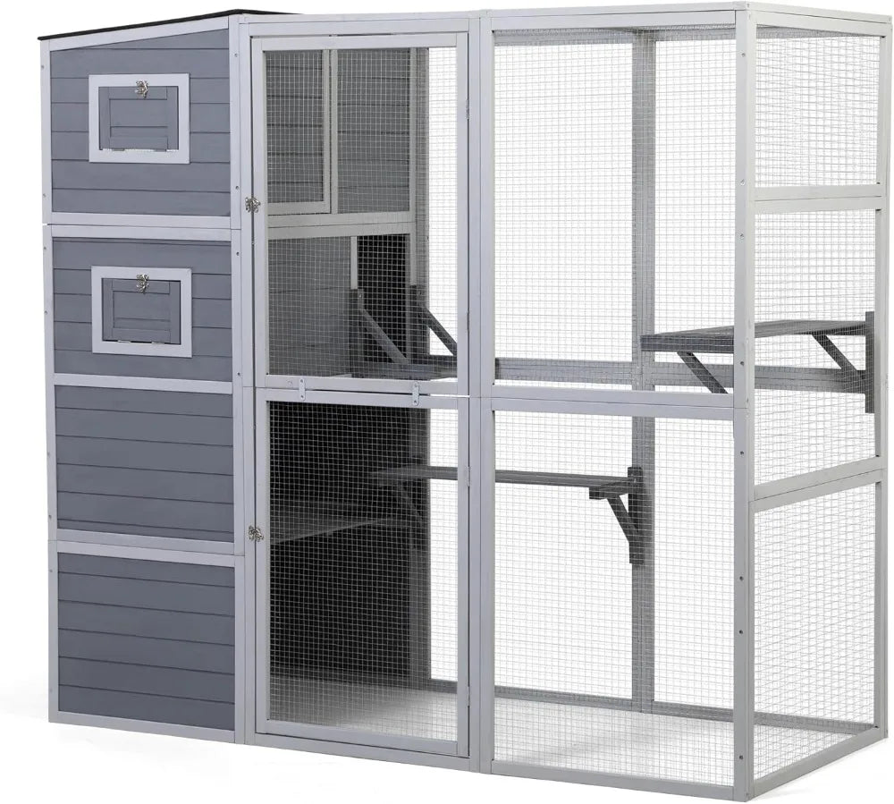 4-Tier Cat Catio With Weatherproof Roof