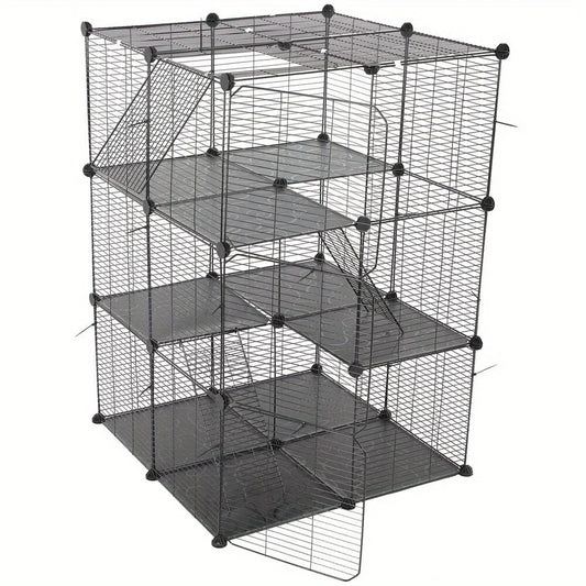 3 Tier Metal Playpen Pet Cage