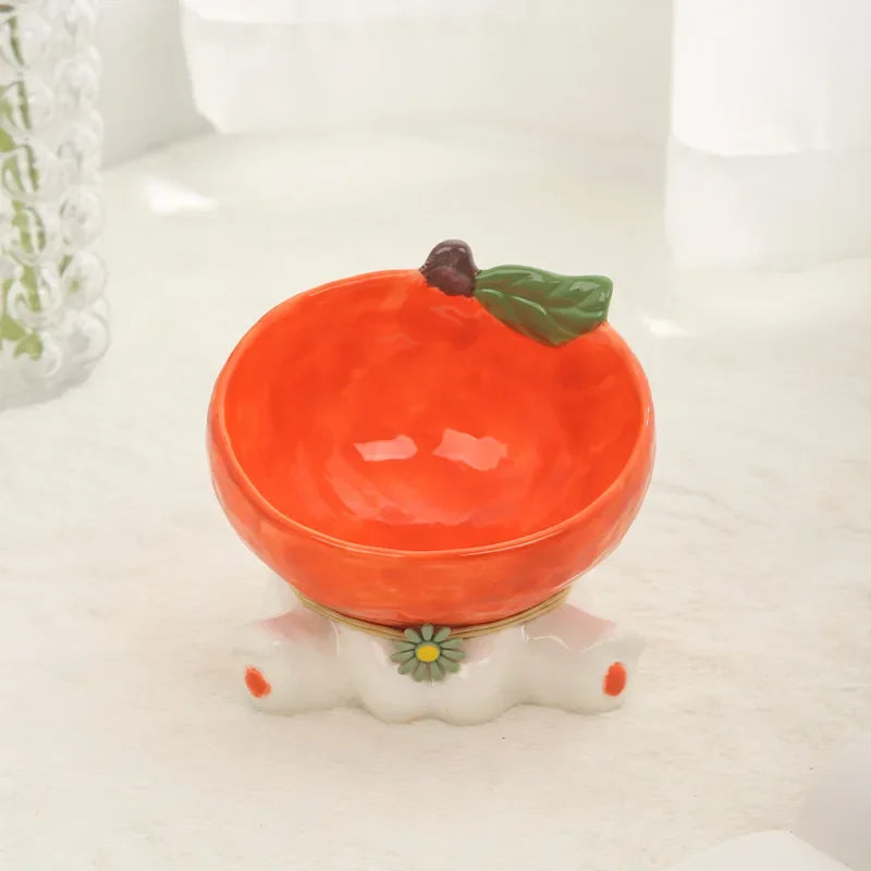 Ceramic Elevated Pet Food Water Bowls