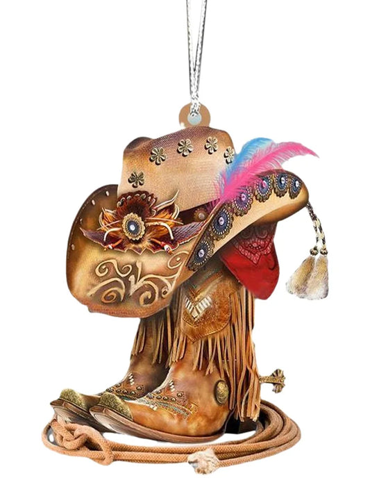 Horse Saddle Car Ornament