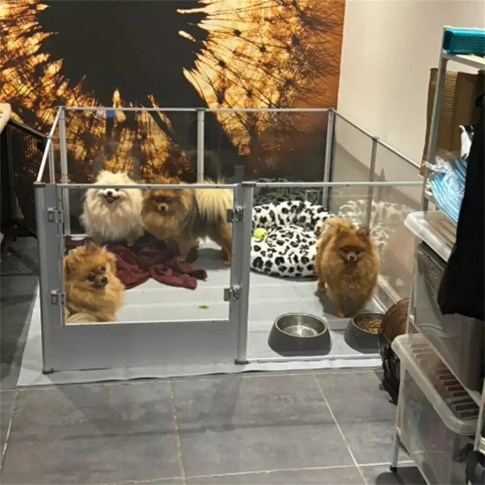 Large Acrylic Dog Playpen Whelping Pen