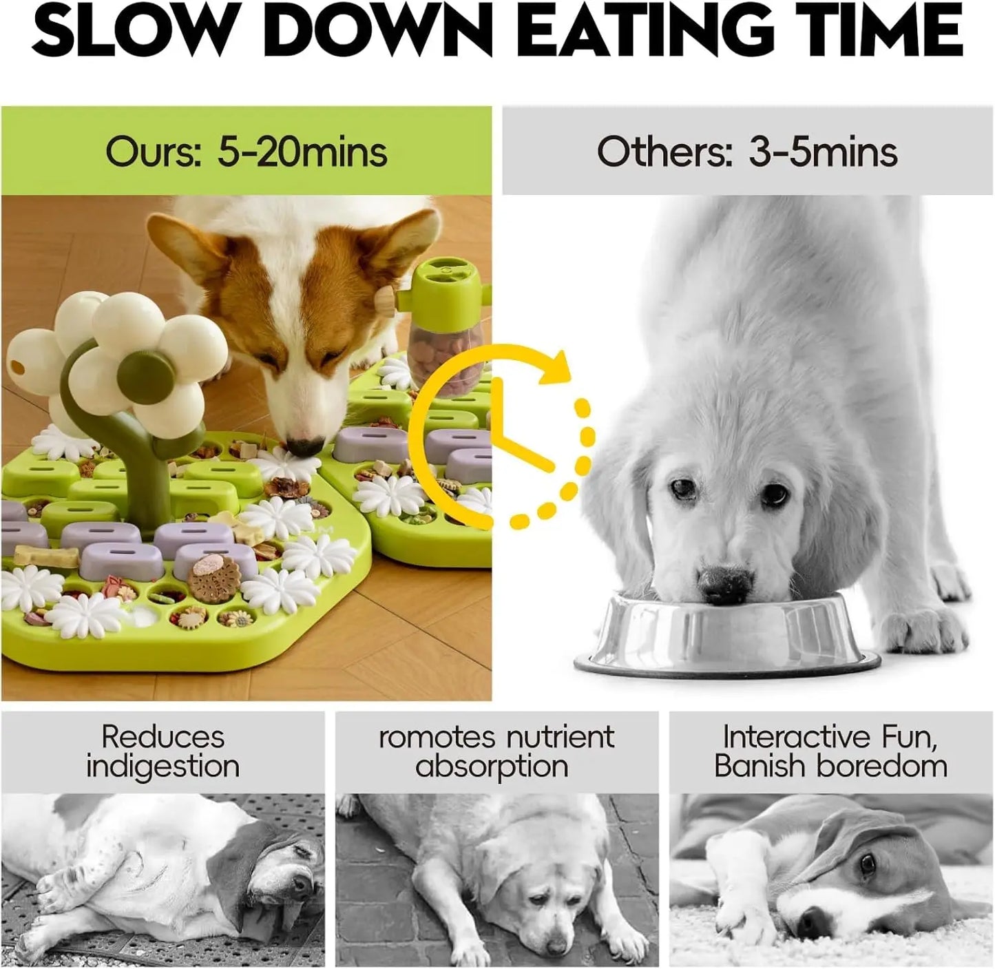 Enrichment Slow Feeder For Dogs IQ Training
