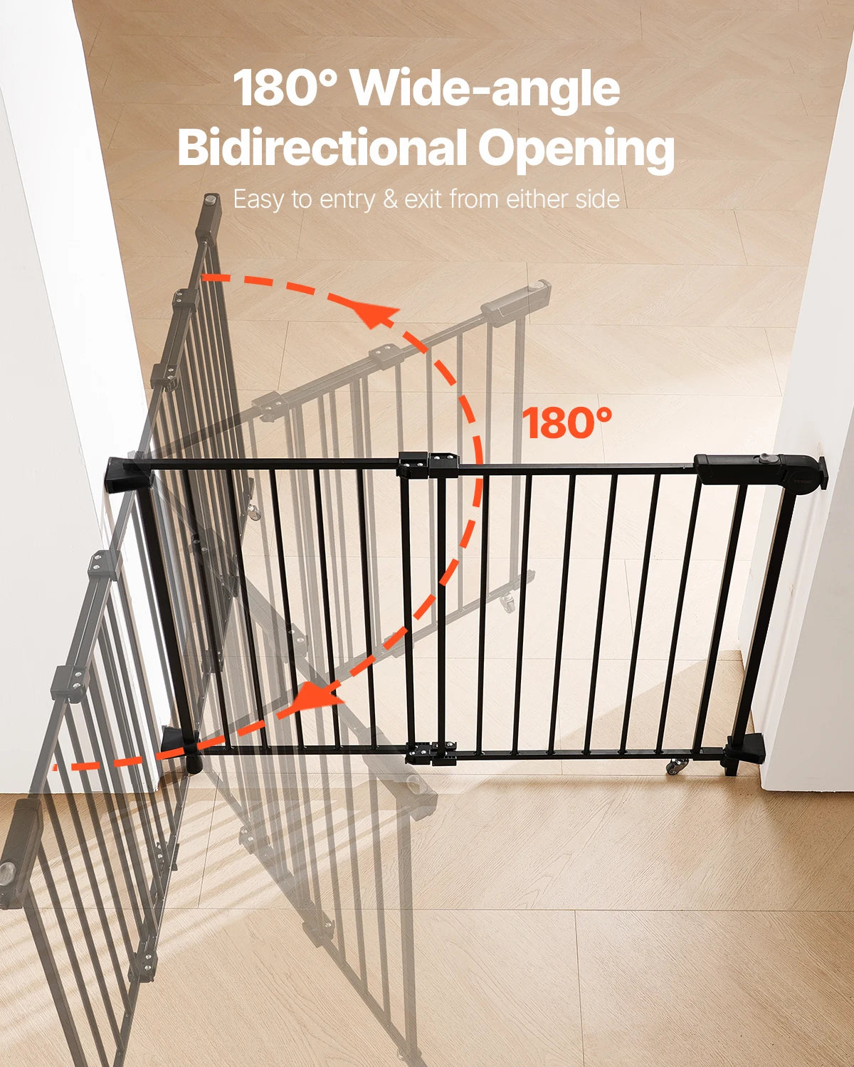 29.5-43 Inches Adjustable Dog Gate