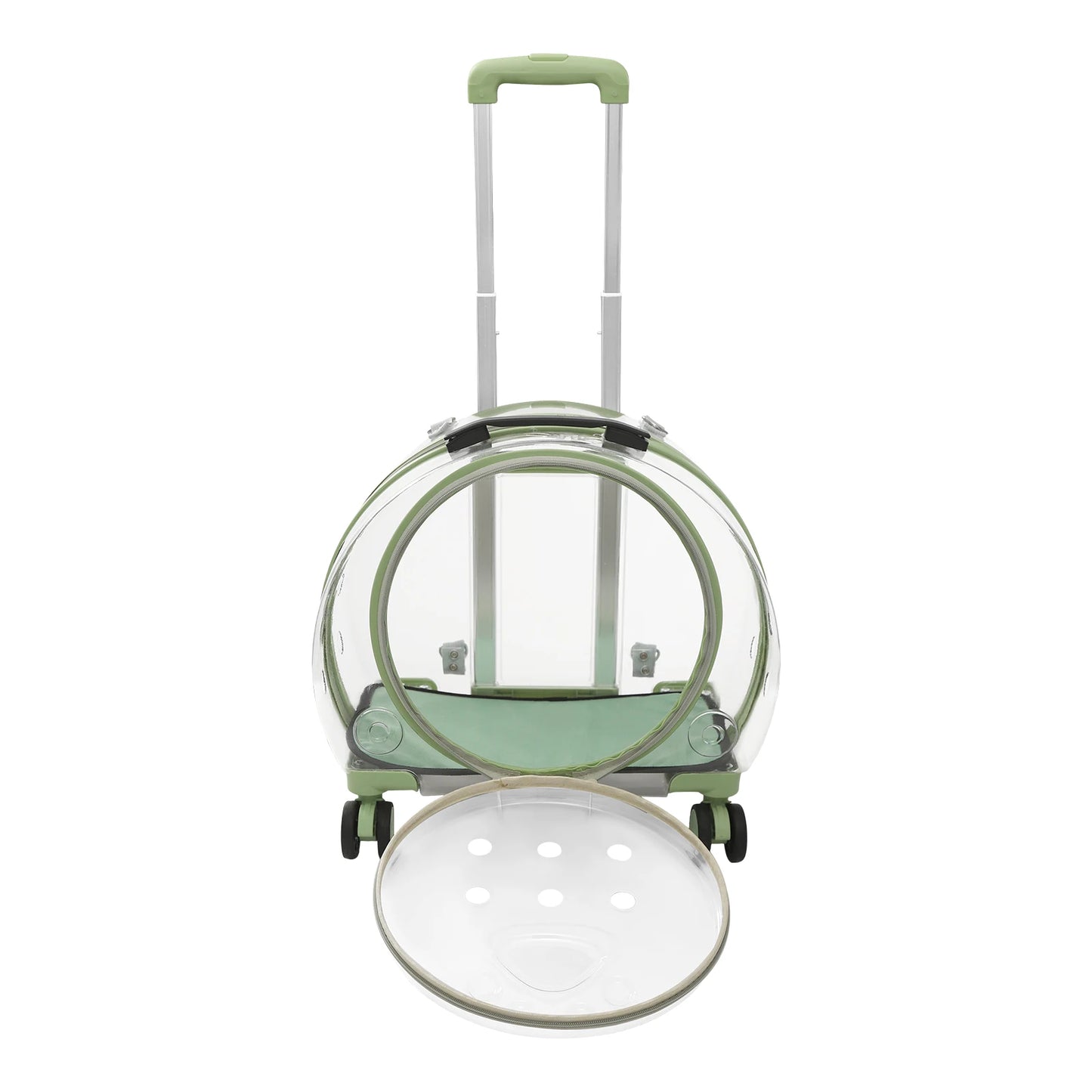 Waterproof Adjustable Cat Carrier With Rolling Wheels