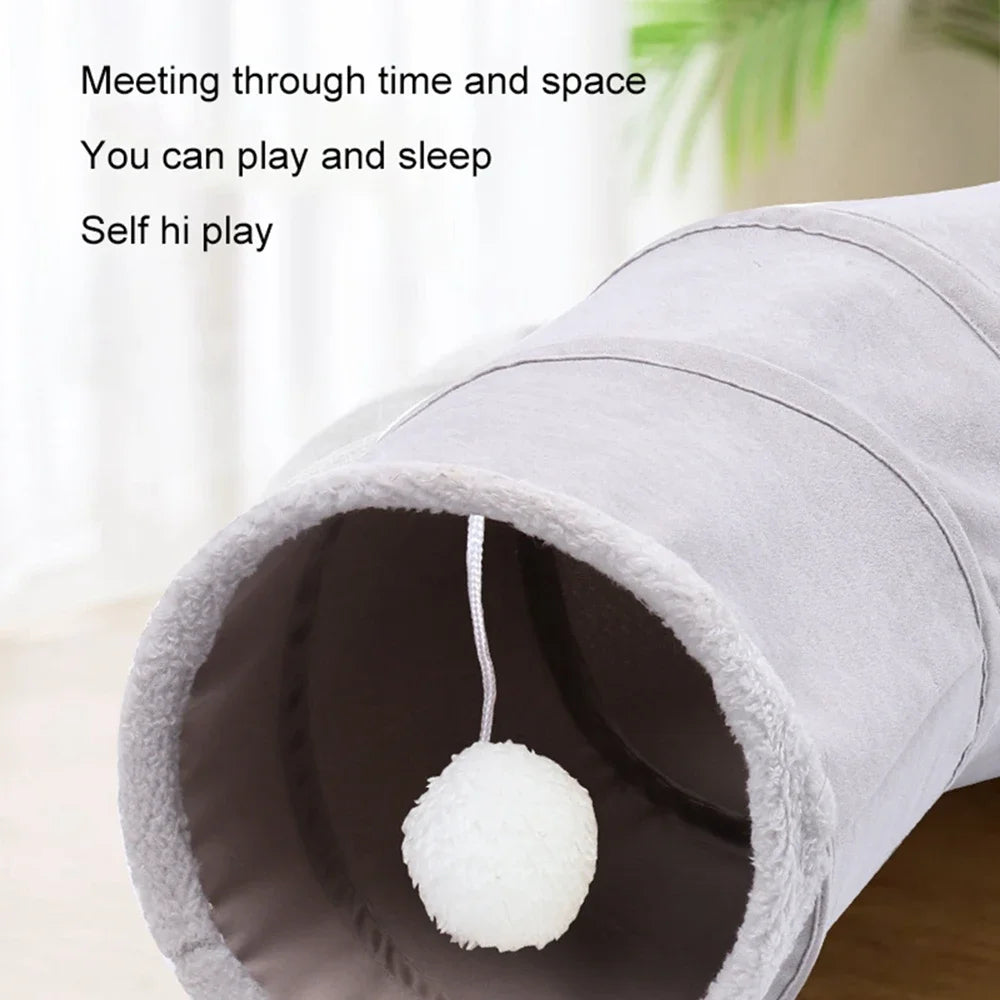 Cat Tunnels For Indoor Cats With Ball