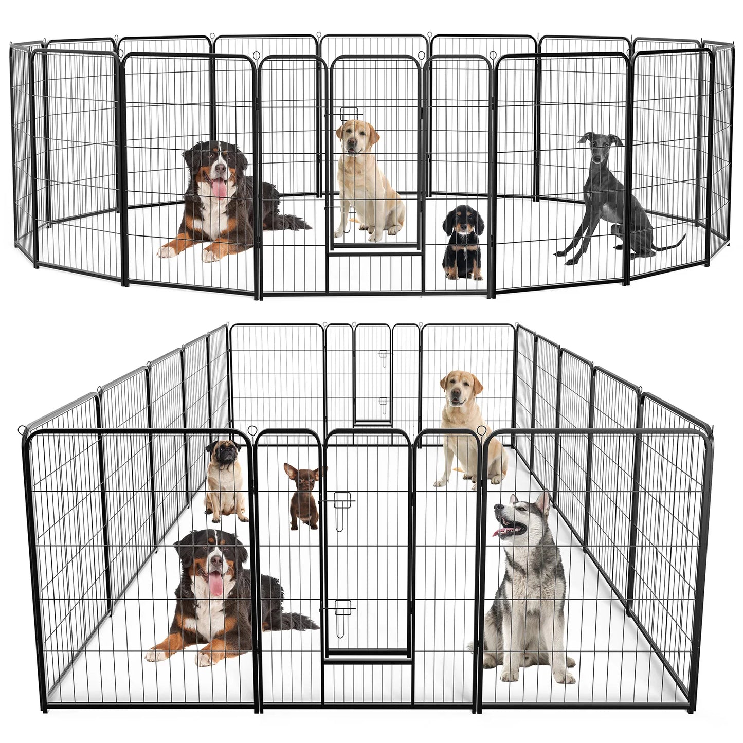 16 Panel Dog Playpen Indoor Outdoor