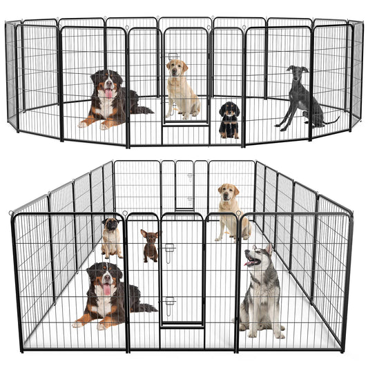 16 Panel Dog Playpen Indoor Outdoor
