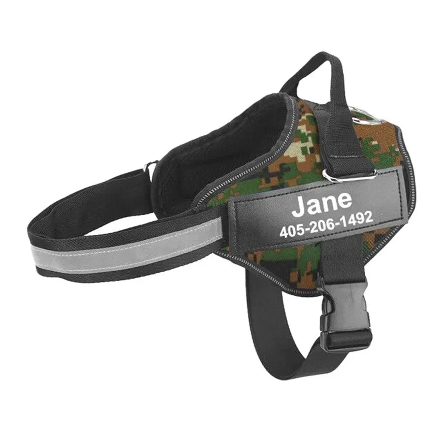 Personalized Dog Harness NO PULL Reflective Breathable