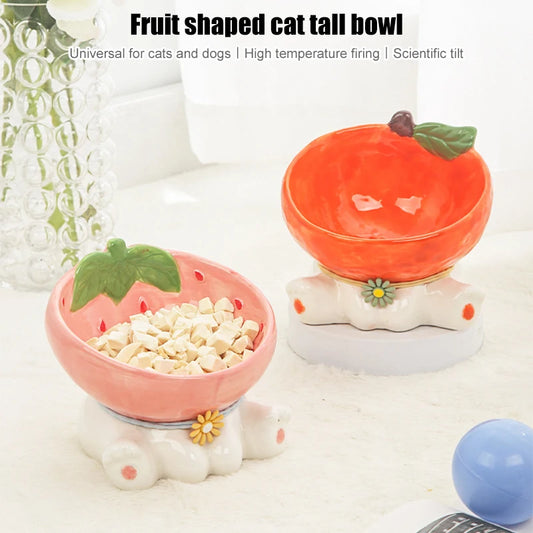 Ceramic Elevated Pet Food Water Bowls