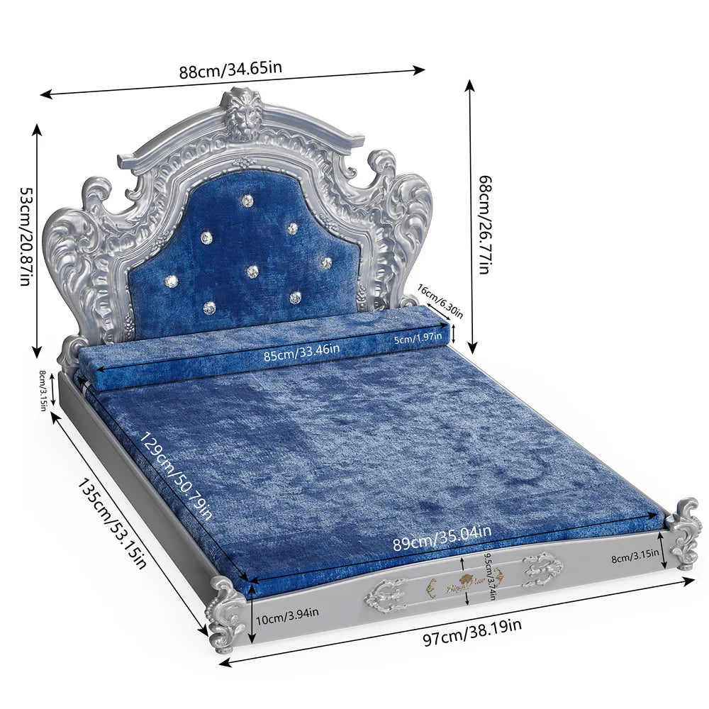 Stunning Elevated Large Dog Bed With Headboard