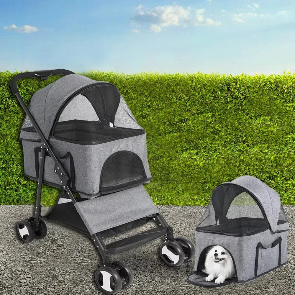 Foldable Dog/Cat Stroller
