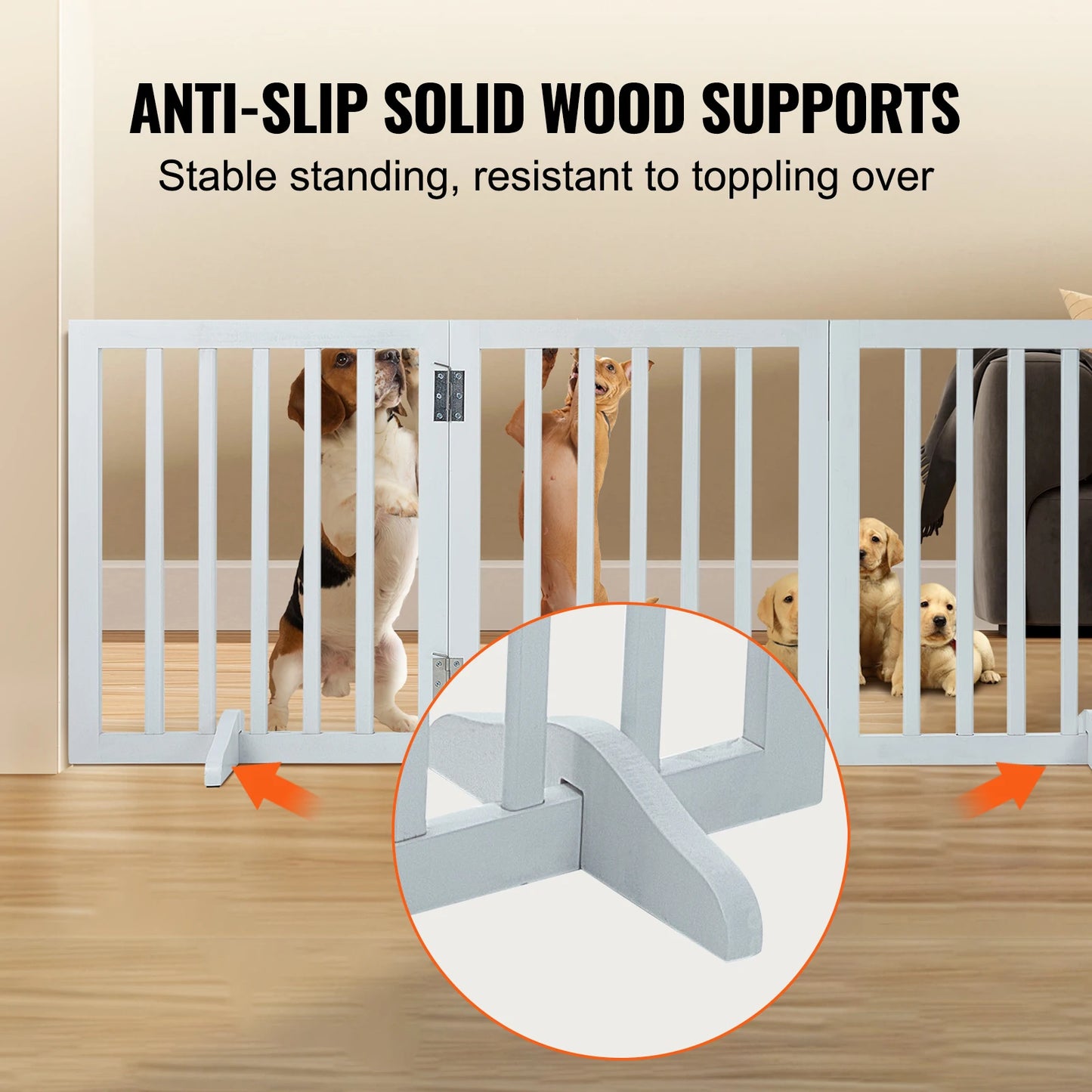 Foldable Free Standing Pet Gate