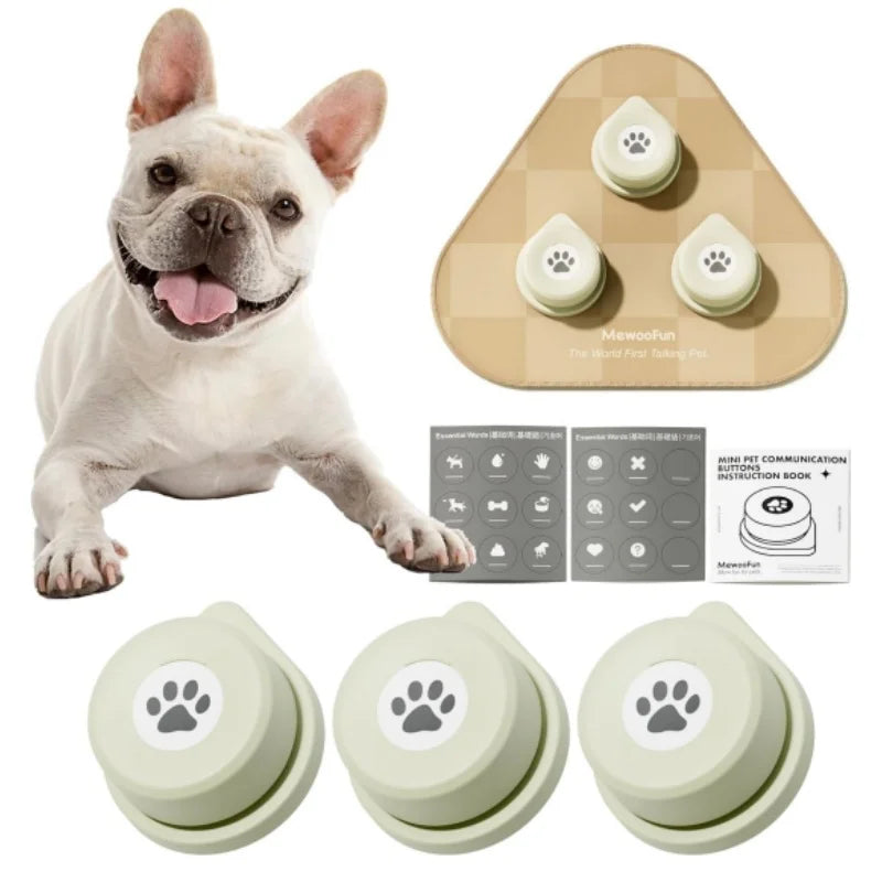 Mewoofun Dog Talking Button Set Mat Communication
