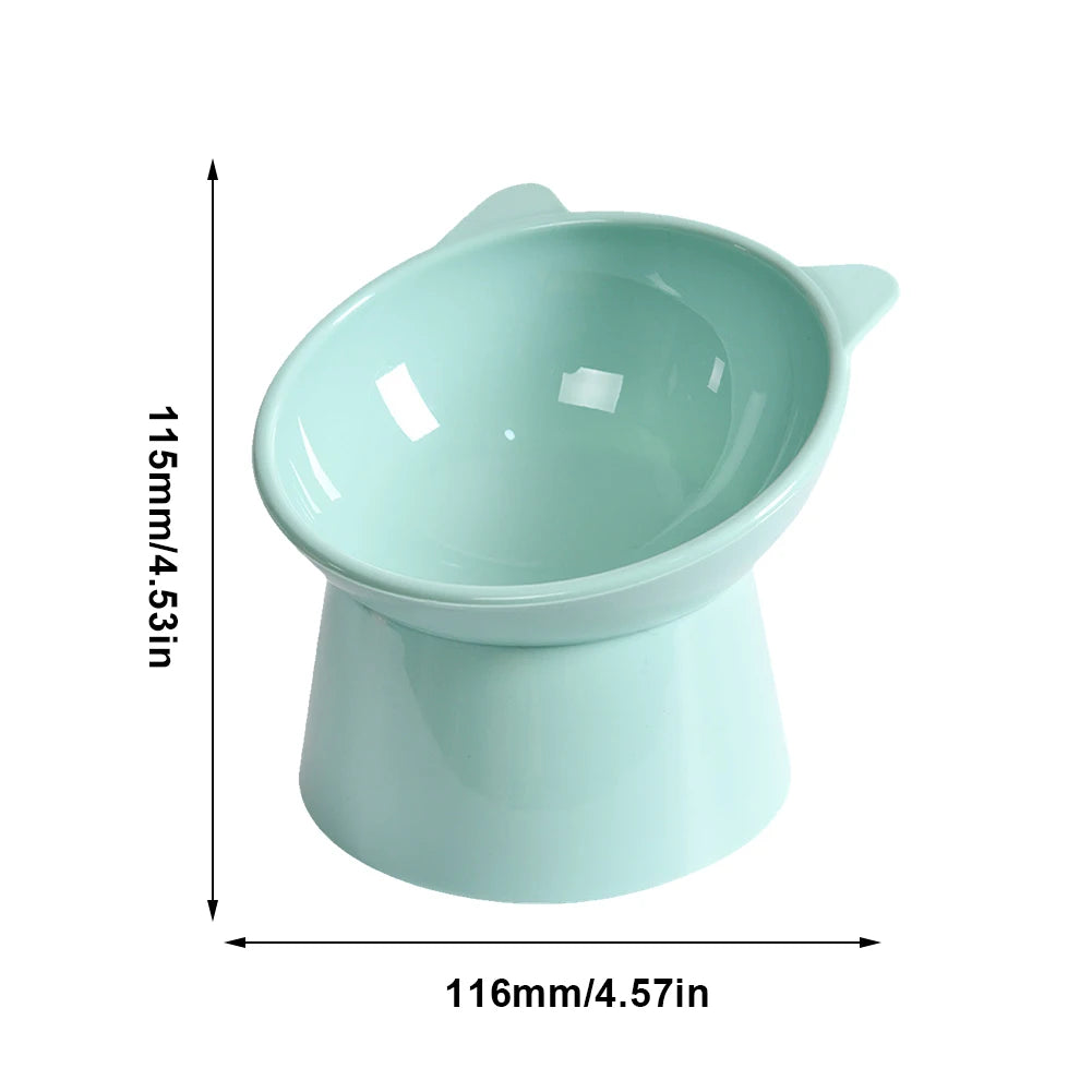 Ergonomic Raised Cat Food Bowl Non Slip