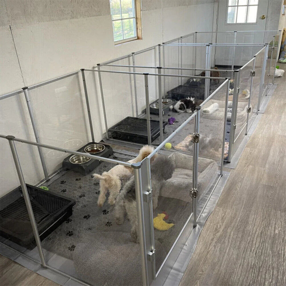 Large Acrylic Dog Playpen Whelping Pen