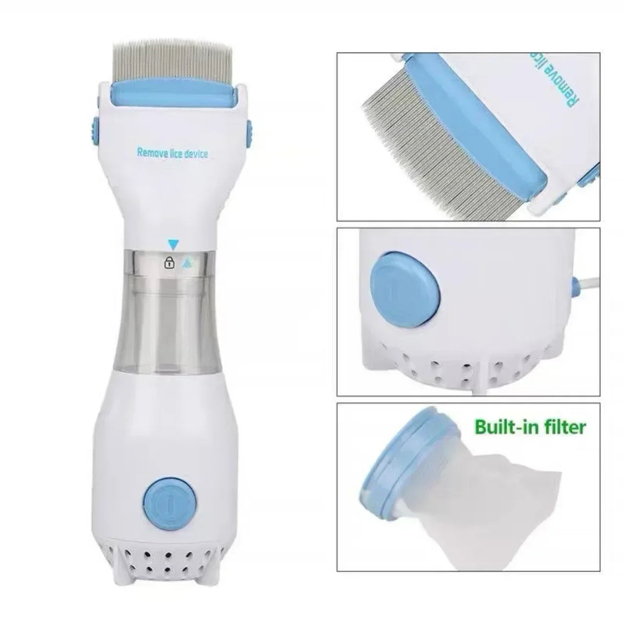 Electric Lice Grabber Flea Killer Brush