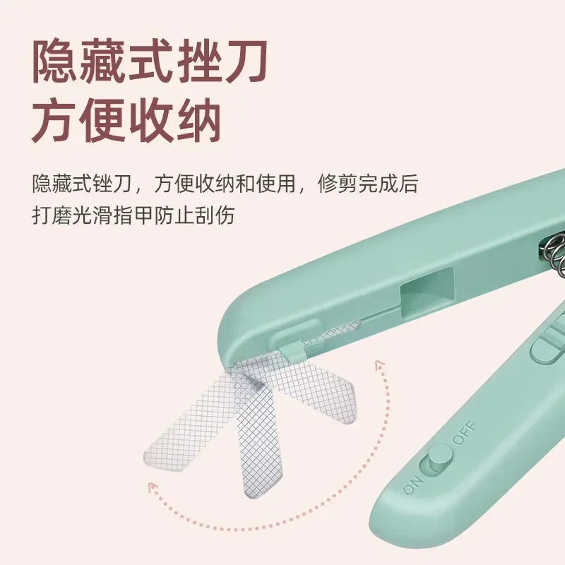 Professional Dog Cat Nail Trimmer LED Light