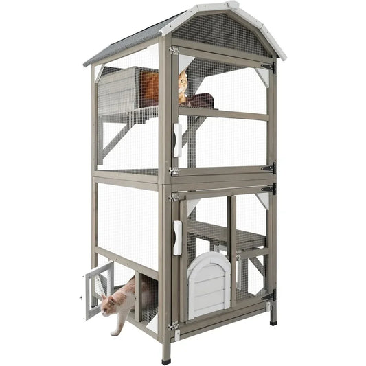 Large Cat House Outdoor Catio Enclosures