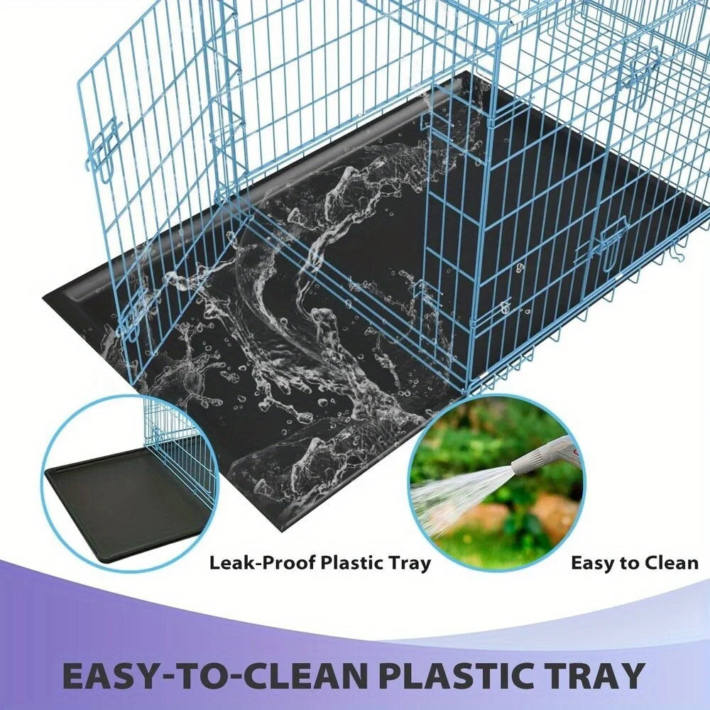 Folding Wire Crate For Large Dog