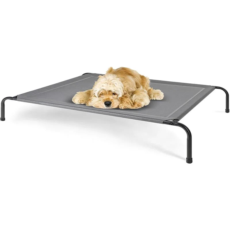 Cooling Elevated Dog Bed No-Slip Feet