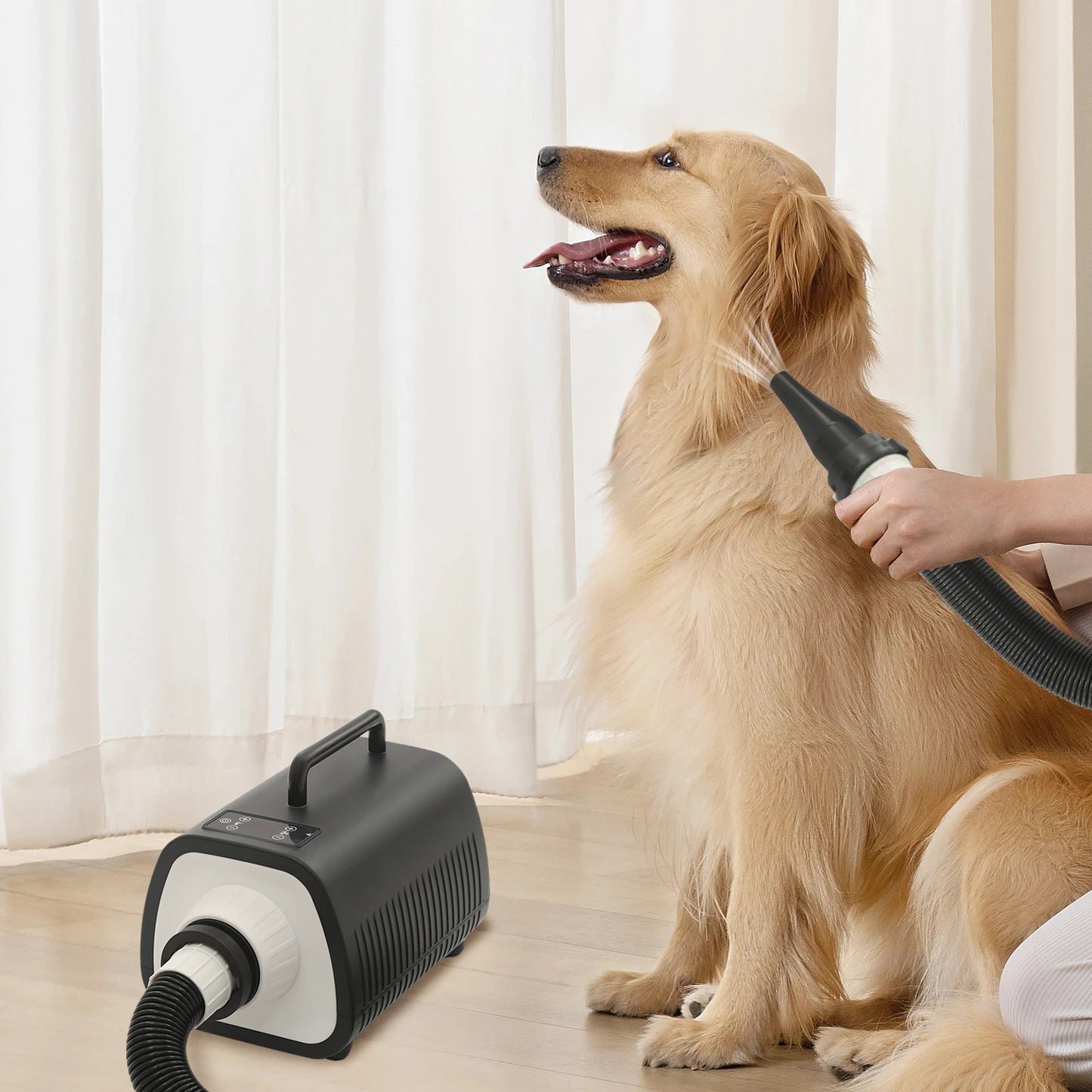 Dog Grooming Blow Dryer 9 Speed Adjustment
