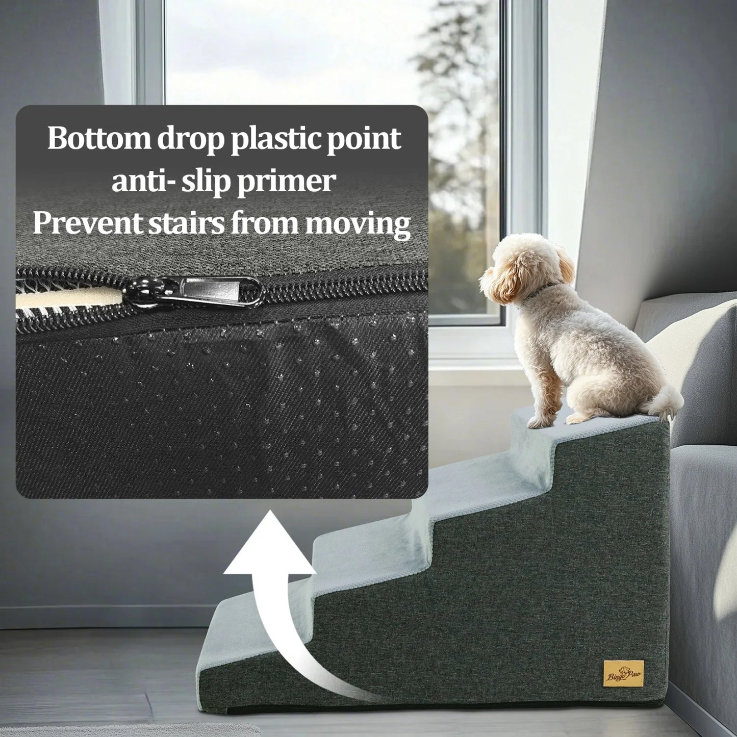 Non-Slip Pet Steps Sofa Bed Ladder