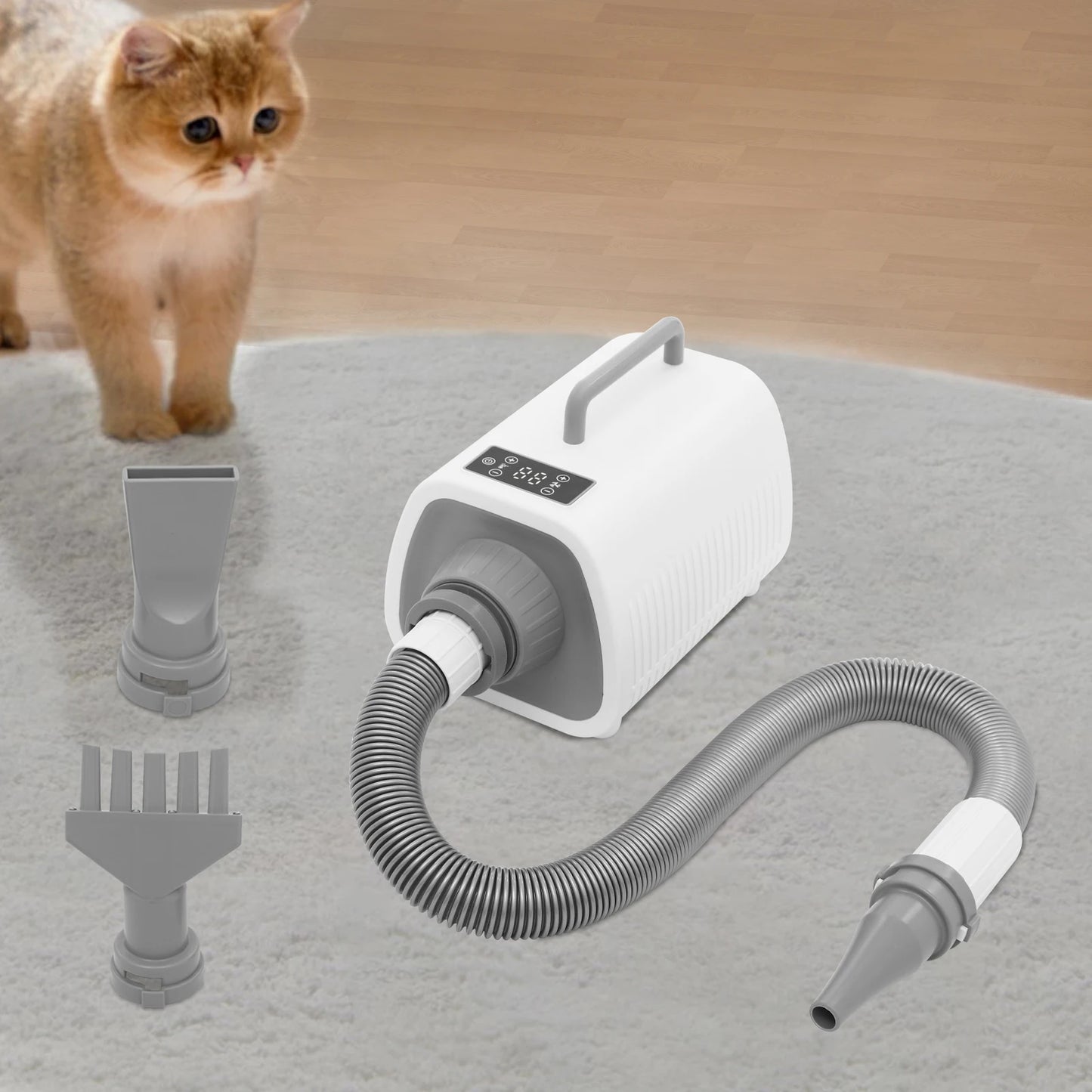 Dog Grooming Blow Dryer 9 Speed Adjustment