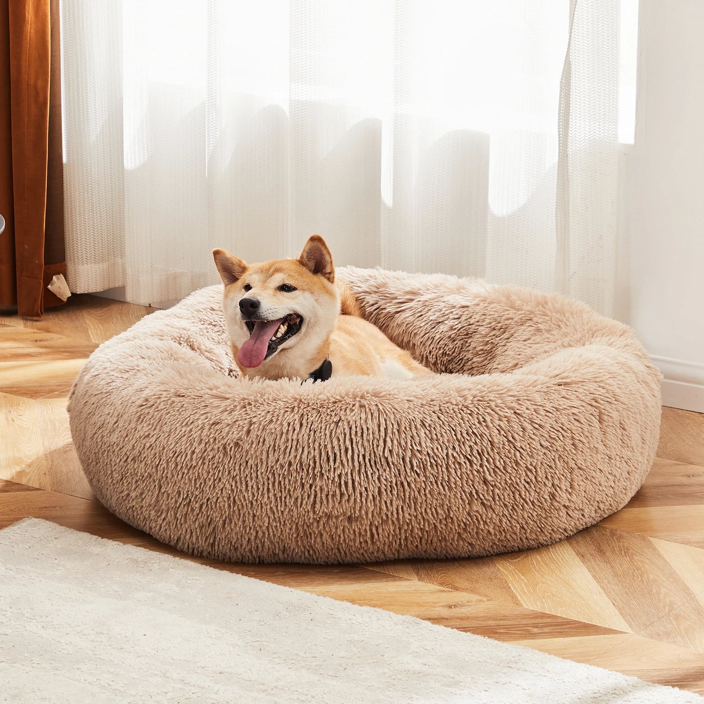 Calming Dog Bed Medium Large Dogs Washable