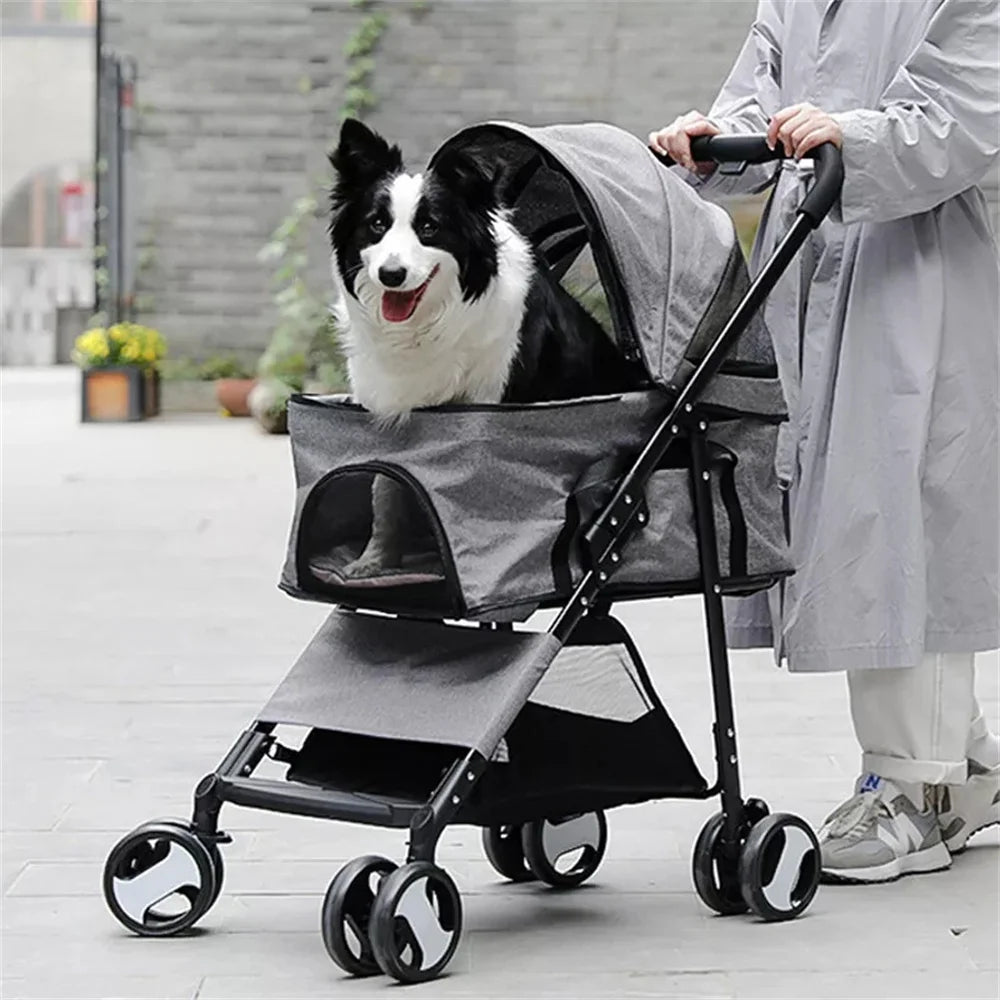 Foldable Dog/Cat Stroller
