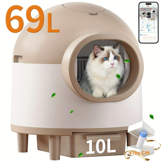 Automatic Self Cleaning Cat Litter Box