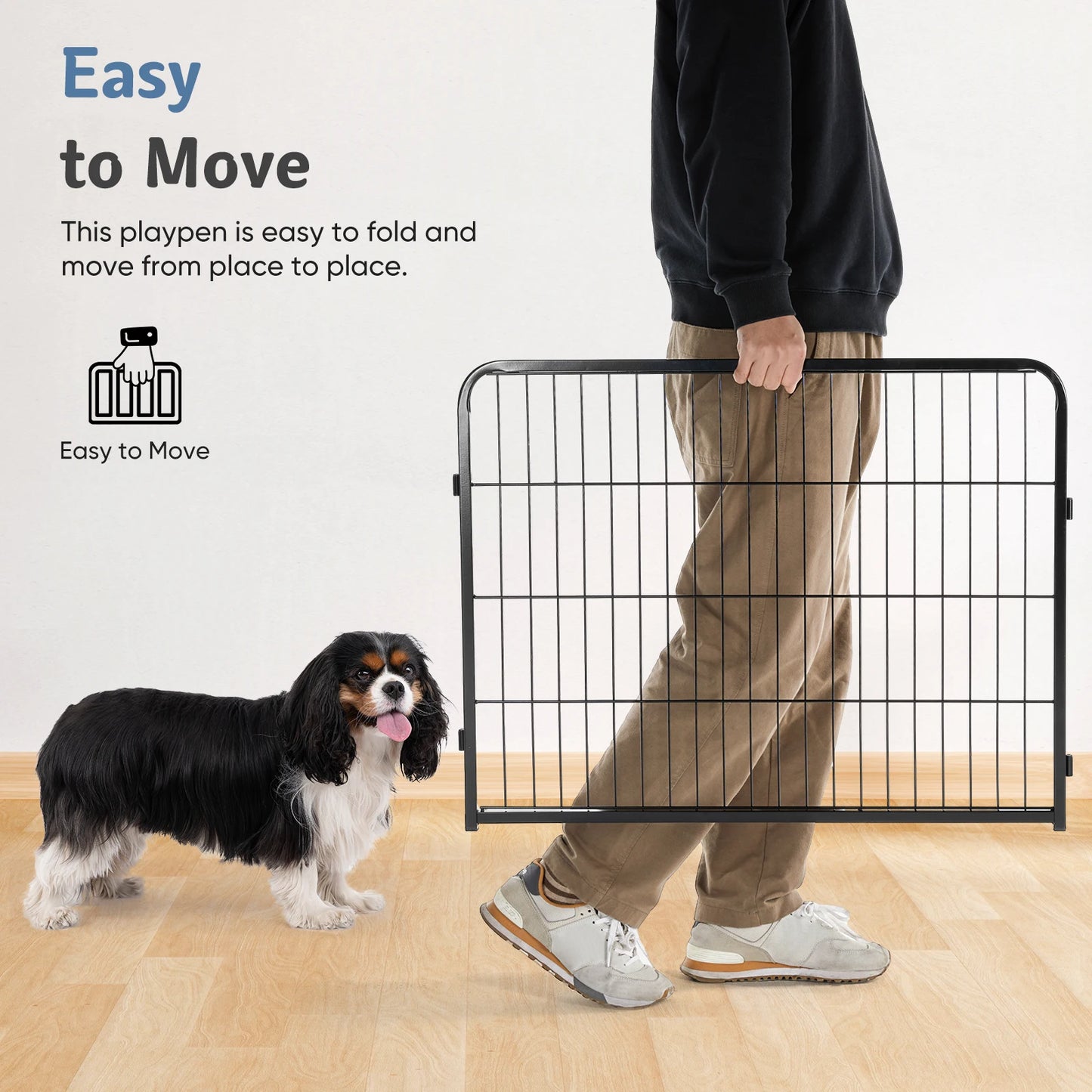 16 Panel Dog Playpen Indoor Outdoor