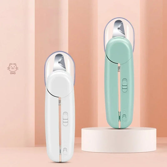 Professional Dog Cat Nail Trimmer LED Light