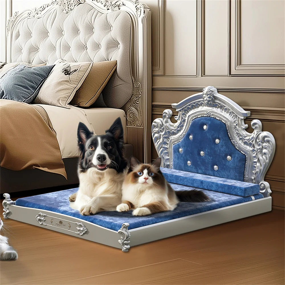 Stunning Elevated Large Dog Bed With Headboard