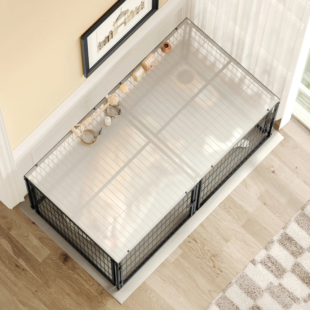 Large Dog Kennel Puppy Playpen With Top