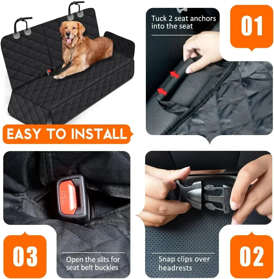 Non-Slip Seat Protector Travel Carrier Mattress