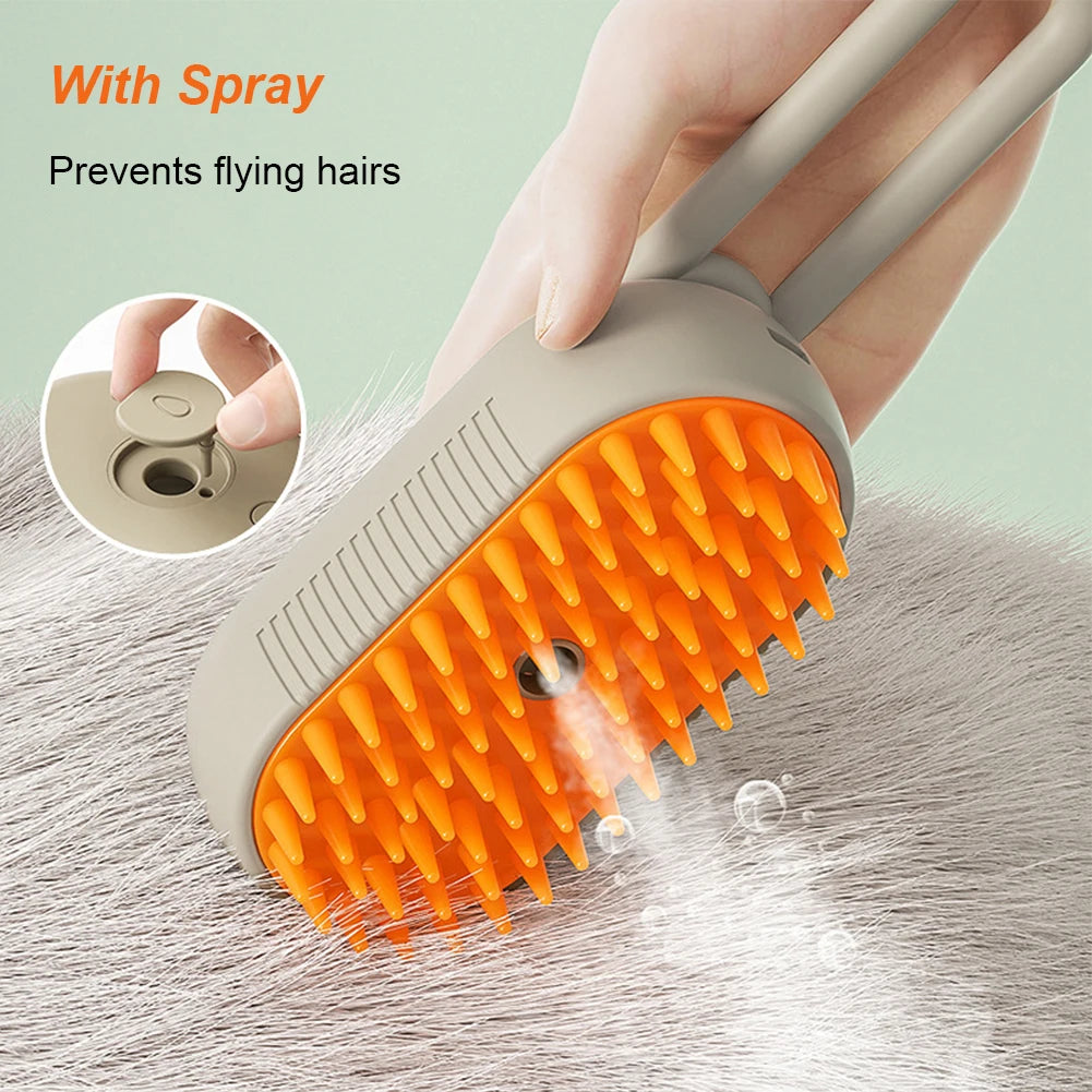 USB Rechargeable Pet Grooming Massage Comb