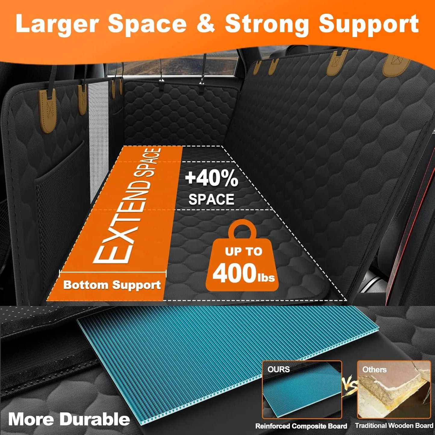 Waterproof Foldable Dog Car Seat Protector