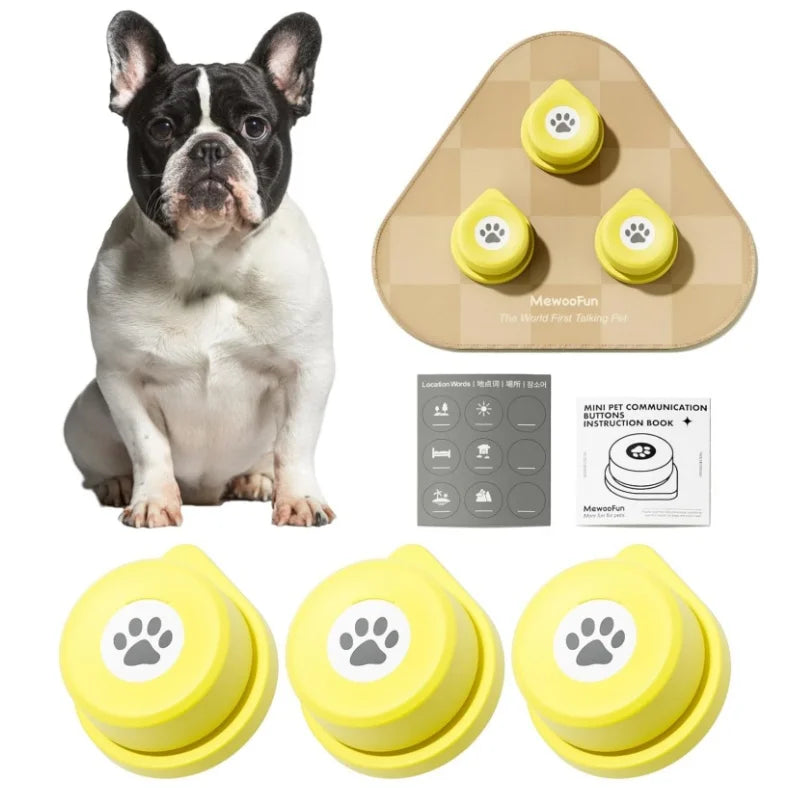 Mewoofun Dog Talking Button Set Mat Communication