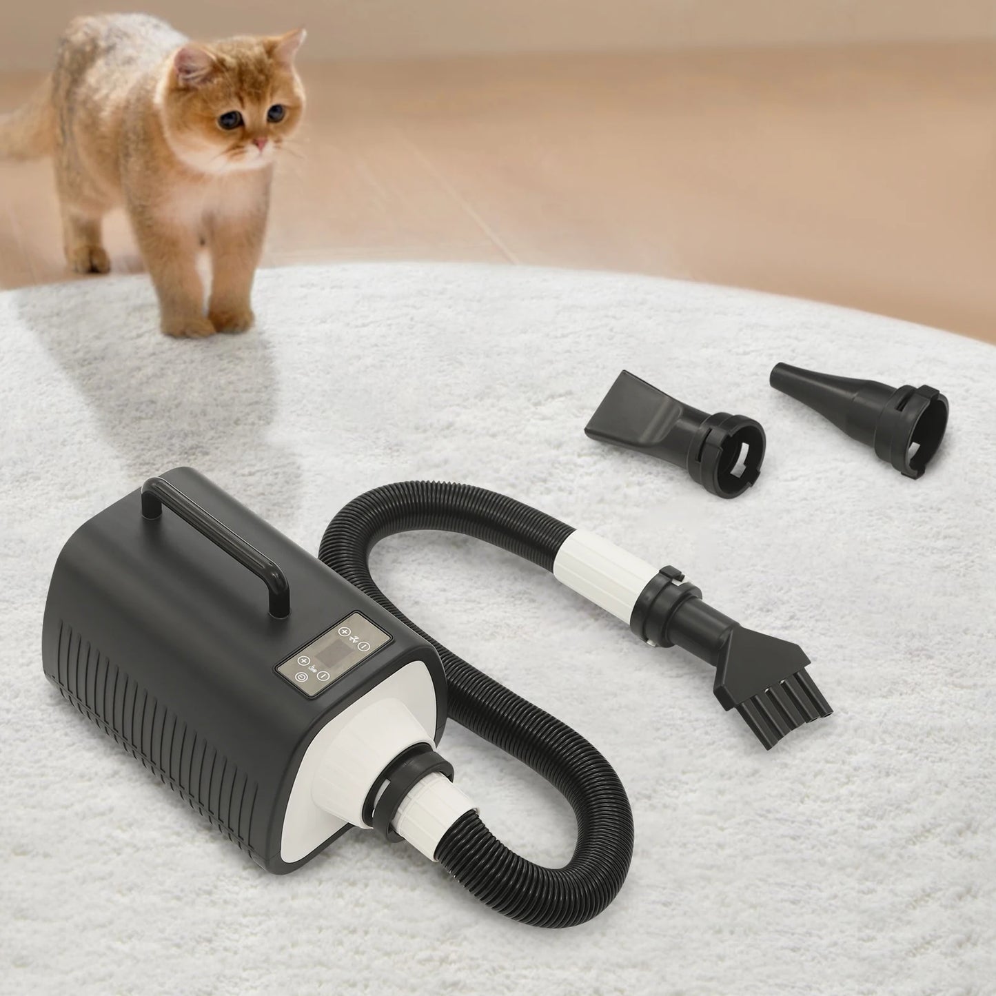 Dog Grooming Blow Dryer 9 Speed Adjustment