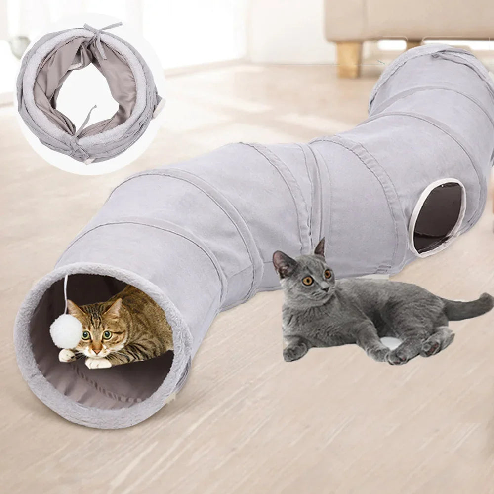 Cat Tunnels For Indoor Cats With Ball
