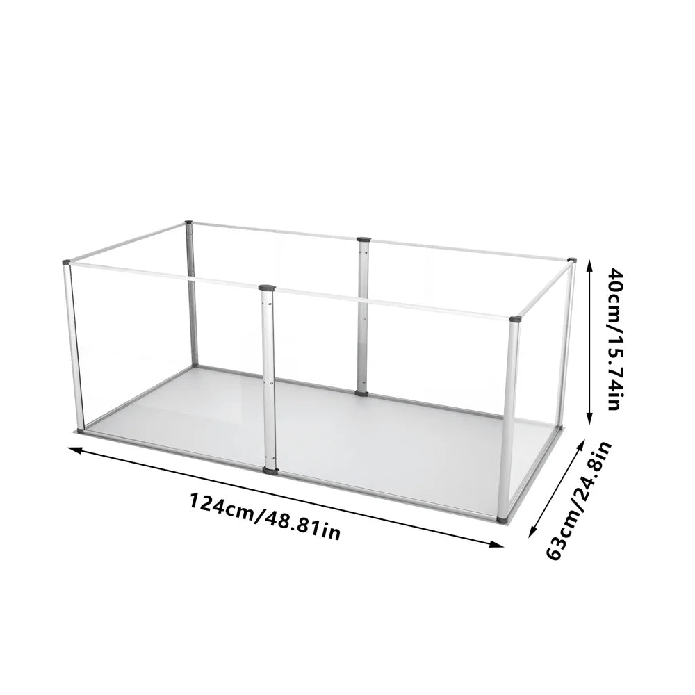 Large Acrylic Dog Playpen Whelping Pen