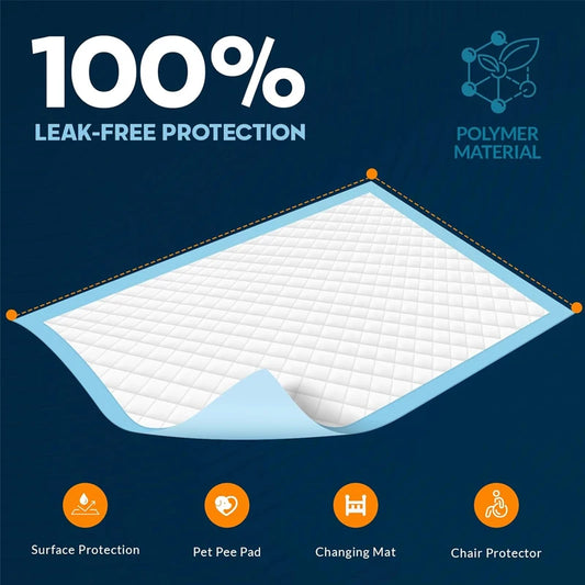 100 Count Disposable Absorbent Dog Training Pads