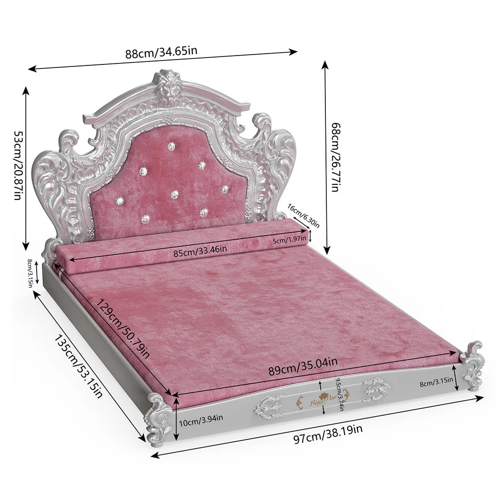 Stunning Elevated Large Dog Bed With Headboard