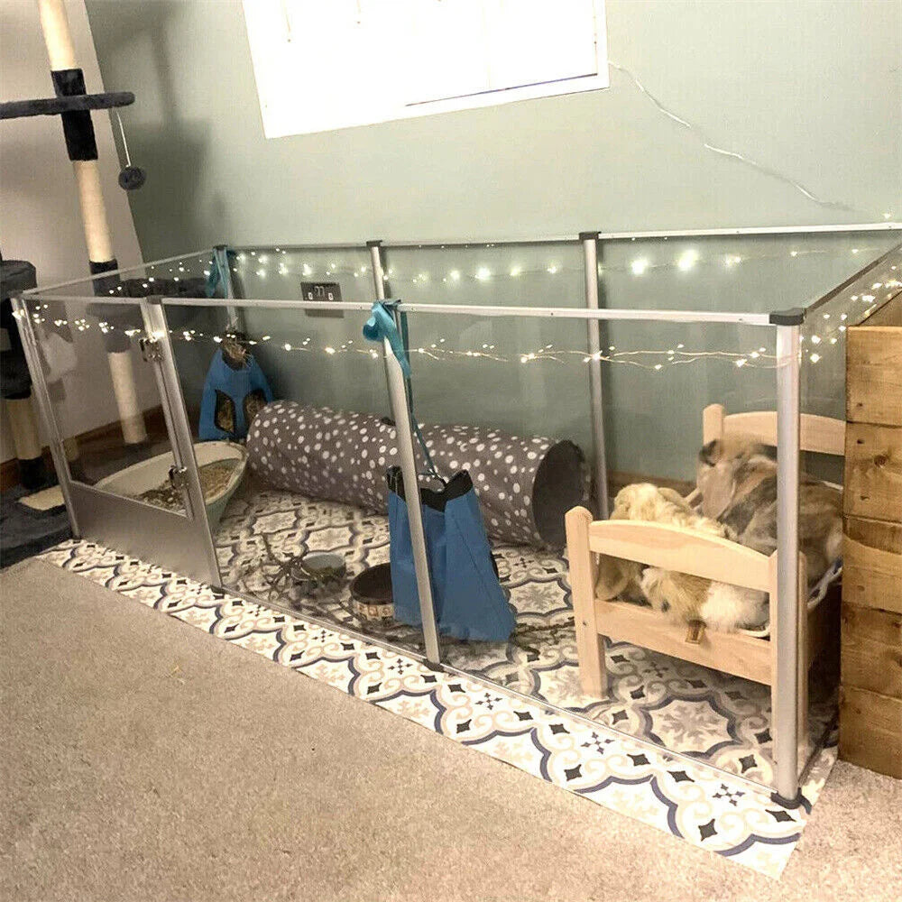 Large Acrylic Dog Playpen Whelping Pen