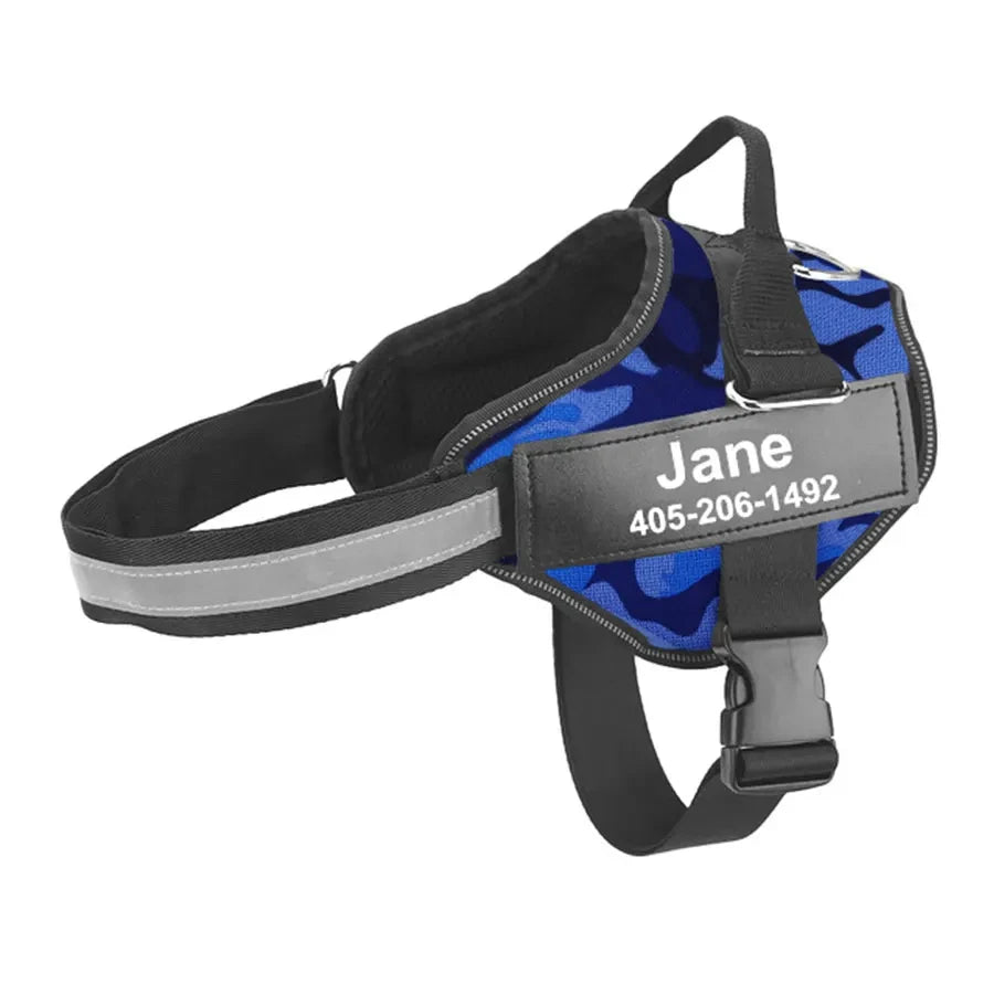 Personalized Dog Harness NO PULL Reflective Breathable
