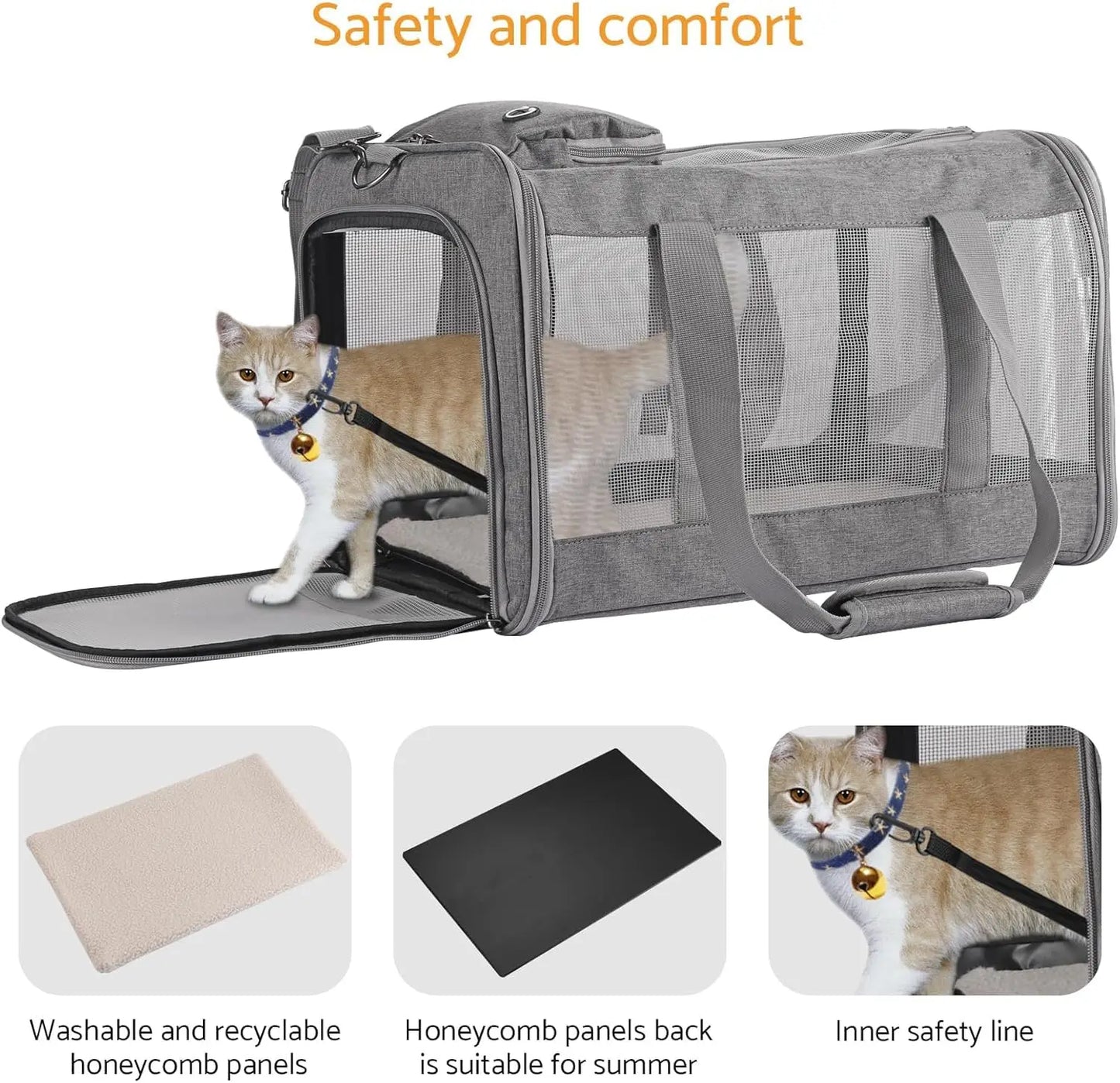 Airline Approved Pet Carrier Breathable Honeycomb Board