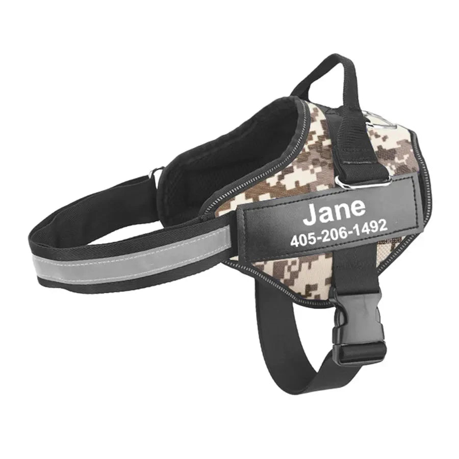 Personalized Dog Harness NO PULL Reflective Breathable