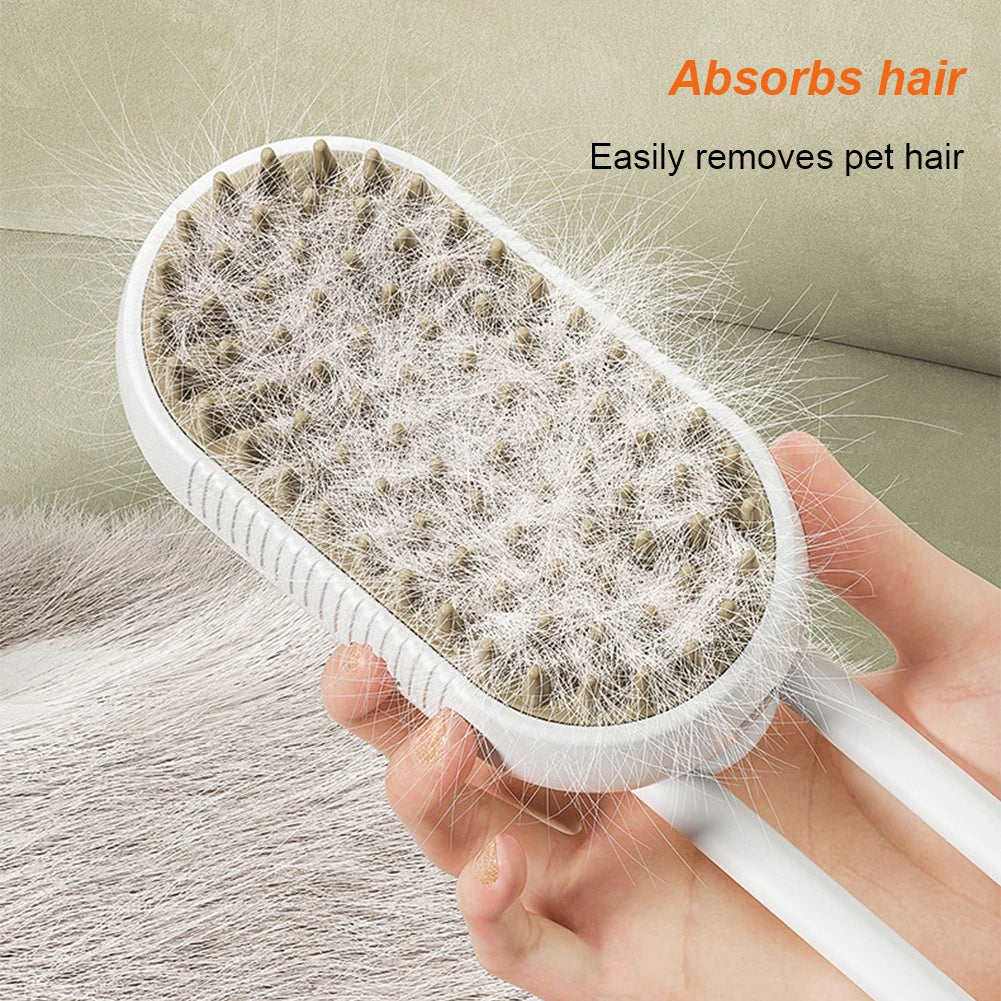 USB Rechargeable Pet Grooming Massage Comb