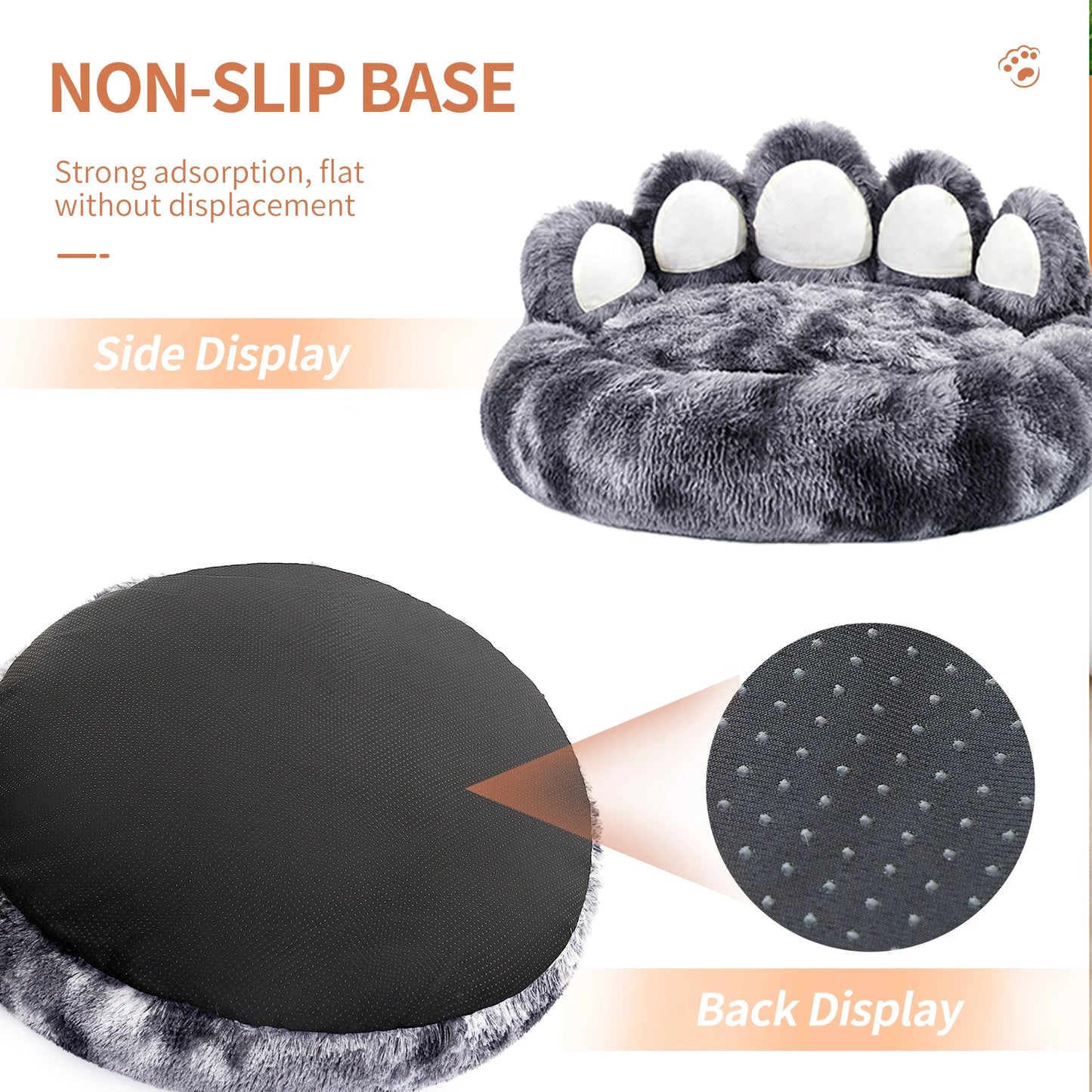 Cozy Paw Shape Pet Bed