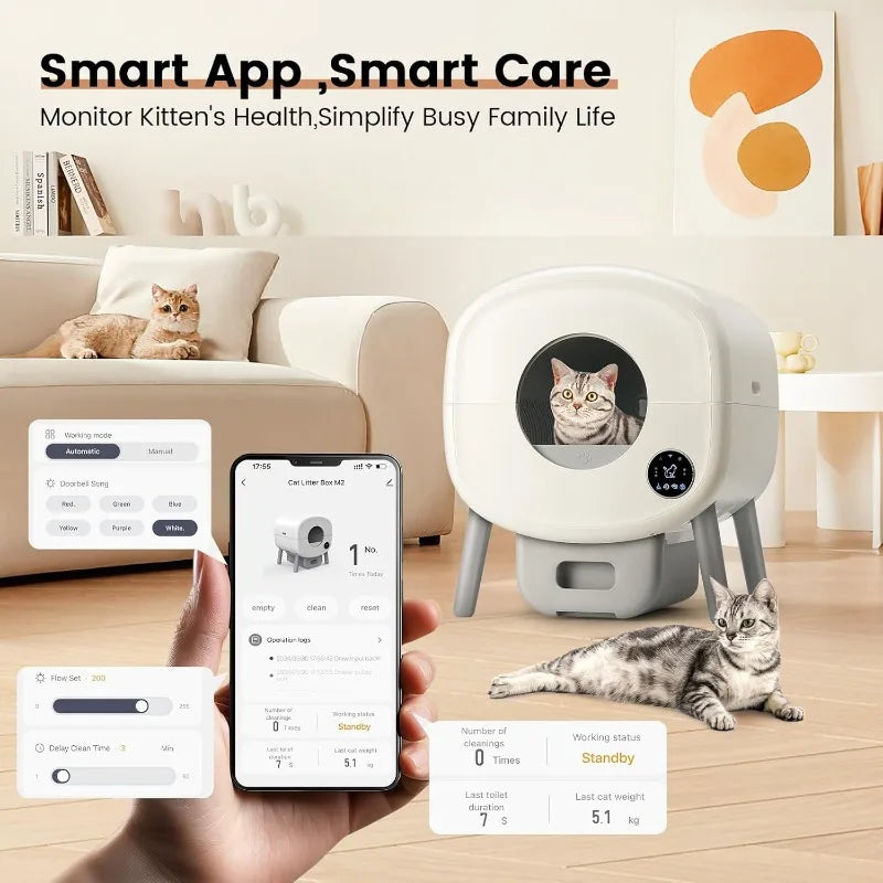 XL Automatic Litter Box Self Cleaning